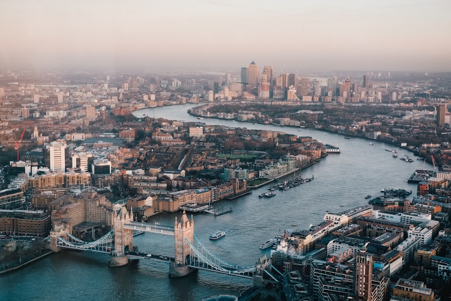 London skyline with Big Ben